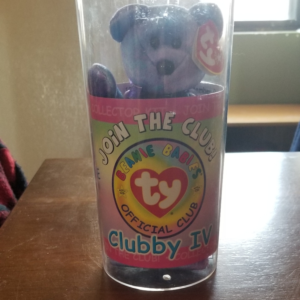 Clubby IV Beanie Baby Bear